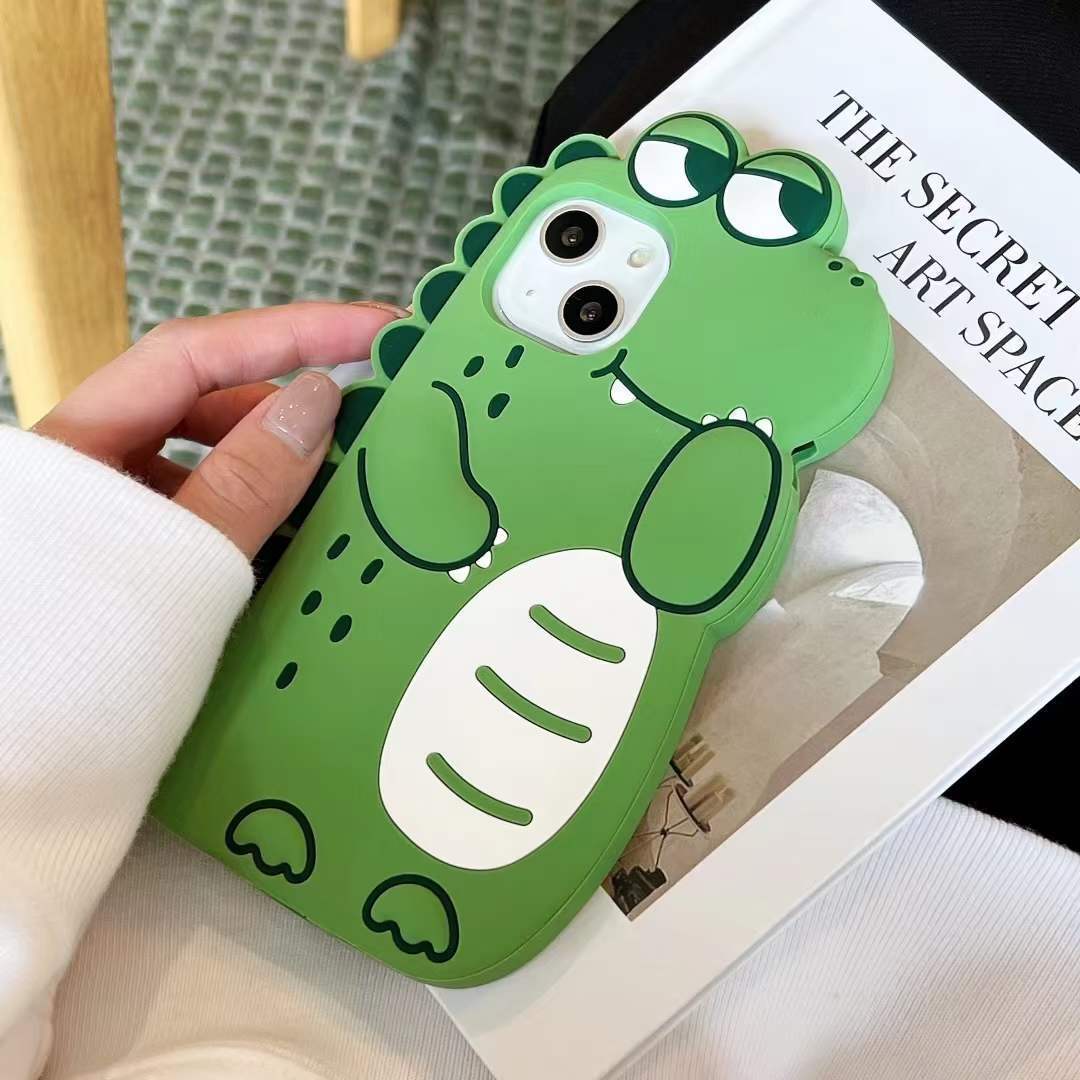 Thickened Anti-fall Applicable Mobile Phone Case Dinosaur Phone Case Cartoon Silicone Case Thickened Anti-fall Applicable Mobile Phone Case Dinosaur Phone Case Cartoon Silicone Case